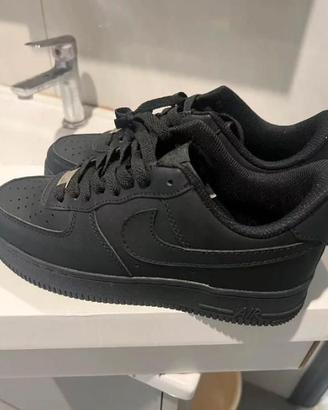 Nike Air Force 1 38 Nere Donna Sneakers Nuove