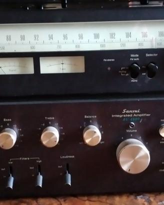 SANSUI Integrated Amplifier  AU 4900 +Tuner TU217