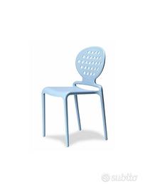 Sedia modello Colette Scab colore Azzurro