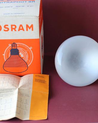 Lampada Fotografica Osram Nitraphot BR - anni '70