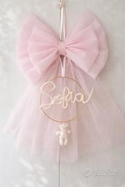 Fiocco nascita realizzato a mano ❣️