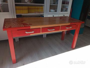 TAVOLO IN VERO LEGNO