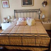 letto matrimoniale verniciatura a polvere 