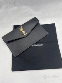 YSL Uptown Clutch / Pochette – nera
