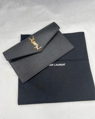 YSL Uptown Clutch / Pochette – nera