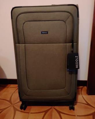 Valigia Redolz  nuova, molto grande XL, verde