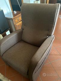 Poltrona elettrica reclinabile