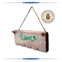 “HOME” APPENDICHIAVI IN LEGNO STILE SHABBY CHIC