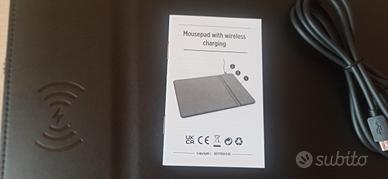 tappetino mouse e caricatore cellulare 
