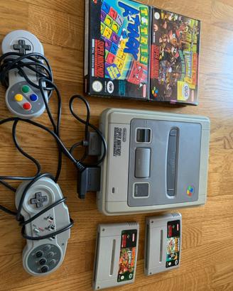 Super Nintendo con giochi