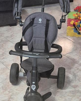 Triciclo Evolutivo Pieghevole QPlay - Grigio