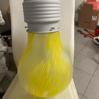 Lampadario camera in vetro a forma di lampadina