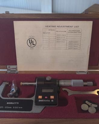 strumenti misurazione  millesimali 