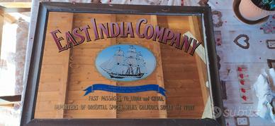 SPECCHIO VINTAGE PUBBLICITA GRANDE EAST INDIA