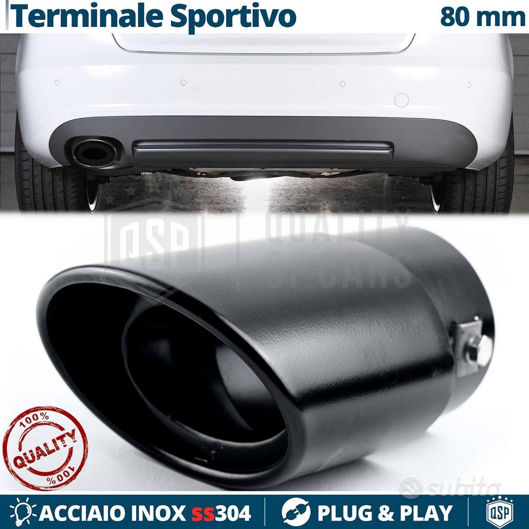 Subito - RT ITALIA CARS - TERMINALE di Scarico OVALE Auto ACCIAIO Inox NERO  - Accessori Auto In vendita a Bari