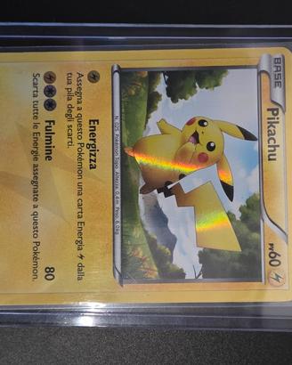 carta pokemon Pikachu rara segreta 115/114