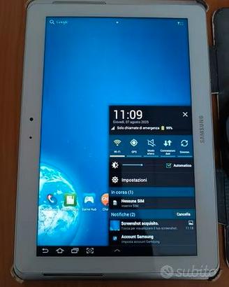 Tablet Samsung modello GT p5100