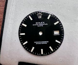 Quadrante Rolex Date 115200 nero 34mm