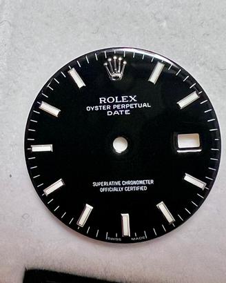 Quadrante Rolex Date 115200 nero 34mm