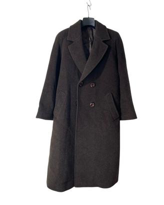 Cappotto uomo in lana marrone taglia IT 52