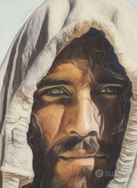TELA OCCHI DI GESU'