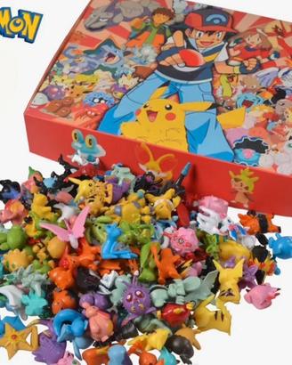 Collezione 144 Pokemon Action Figure Nuovo
