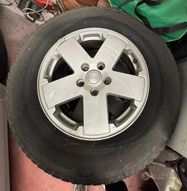 Cerchi Jeep Wrangler JK 18” con gomme 255/70 R18