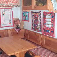 tavolo panca mobili montagna