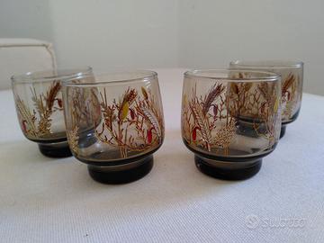 Quattro bicchieri vintage Luminarc Tivoli
