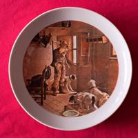 Porcellana Richard Ginori- piatto G.B. Quadrone