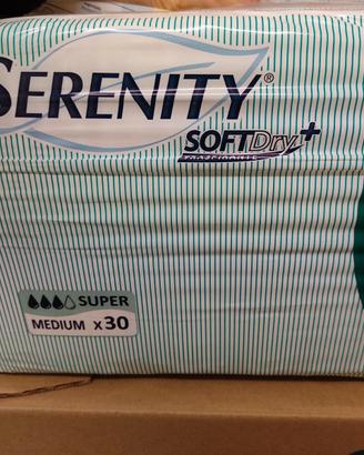 Pannoloni Serenity SoftDry+ M Super 30 pz – Nuovi