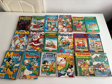 Lotto 18 fumetti vintage Topolino e Paperino