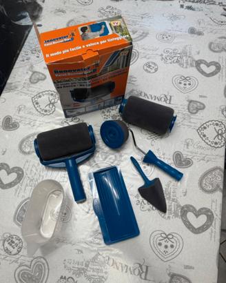 Sistema di pittura a rullo con serbatoio. 6 pezzi