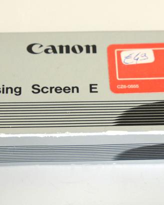 Canon schermo di messa a fuoco x EOS