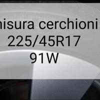 Cerchi in lega compatibili con gomme 225/45R17