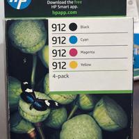 Cartucce HP 912 Originali 4 Colori - Sigillate