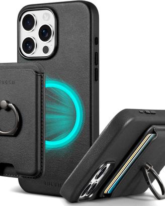 Custodia antiurto iPhone 15 Pro Max Portafoglio Ma