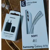 Samsung a16 caricatore & custodia