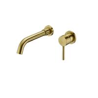 Rubinetteria atemis oro spazzolato