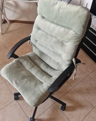 Cuscino per sedia con schienale alto