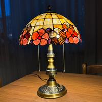 Lampada da tavolo vintage in stile Tiffany - nuova