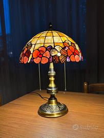 Lampada da tavolo vintage in stile Tiffany - nuova