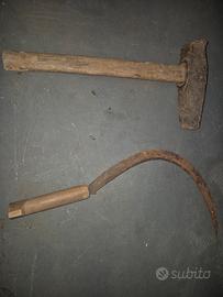 attrezzi antichi vintage falce 