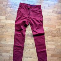 Pantaloni Pal Zileri Lab bordeaux/rosso Taglia 48