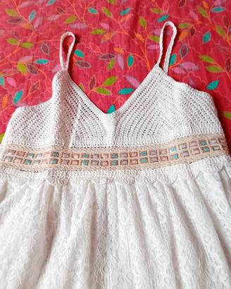 vestito ricamato donna