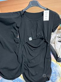 2 Magliette,mezze maniche premaman per allattament