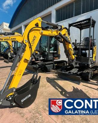 Miniescavatore NEW HOLLAND E20D braccio triplice