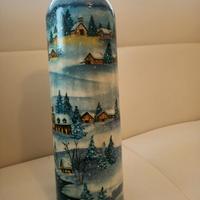 Contenitore/Barattolo in vetro di Ikea, decorato