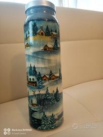 Contenitore/Barattolo in vetro di Ikea, decorato