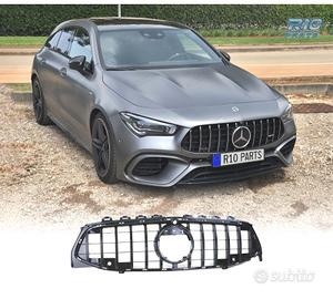 GRIGLIA MERCEDES CLA C118 19-23 LOOK AMG NERO LUCI